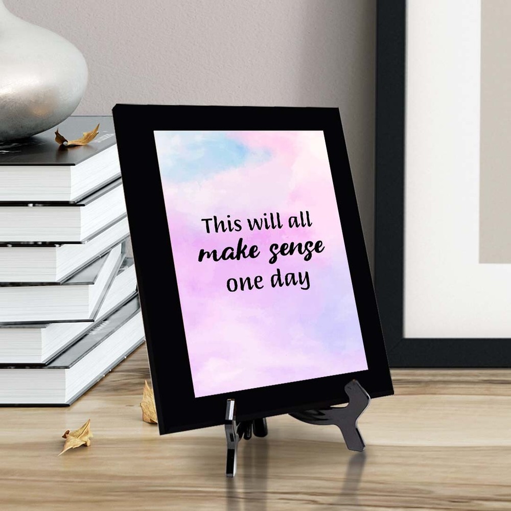 This Will All Make Sense One Day Decorative Wall Plaque (Full Color)