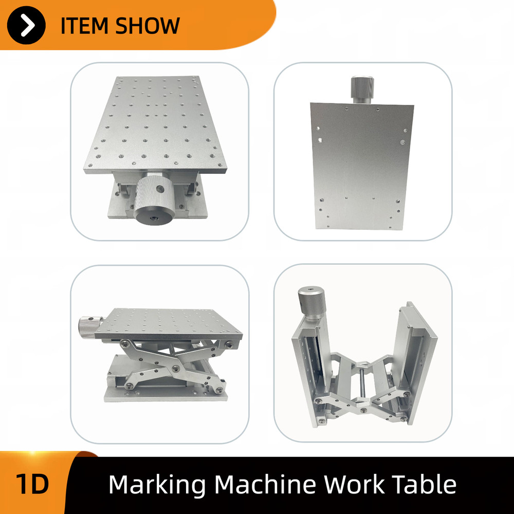 Laser Marking Machine 1D Worktable 210x150mm Industrial Marking Tool 5KG