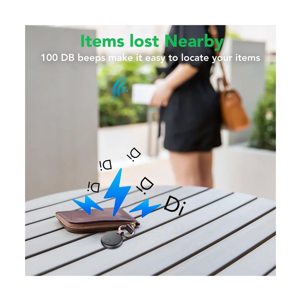 Air Tracker Tags-4 Pack: Smart Bluetooth Tracker, Item Finder Works... Fast Ship