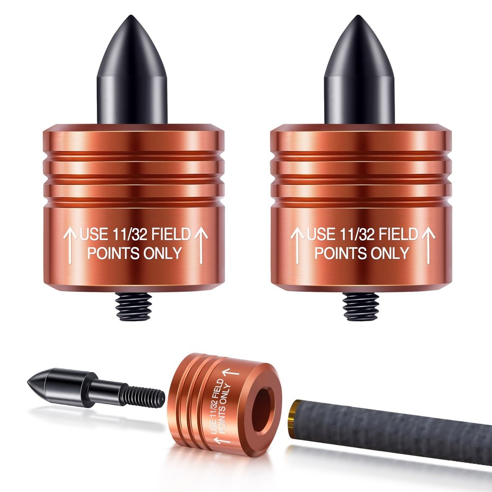 2 Pack Crossbow Bolt Decocking Head, Decocking Point Crossbow Arrow Release Tip