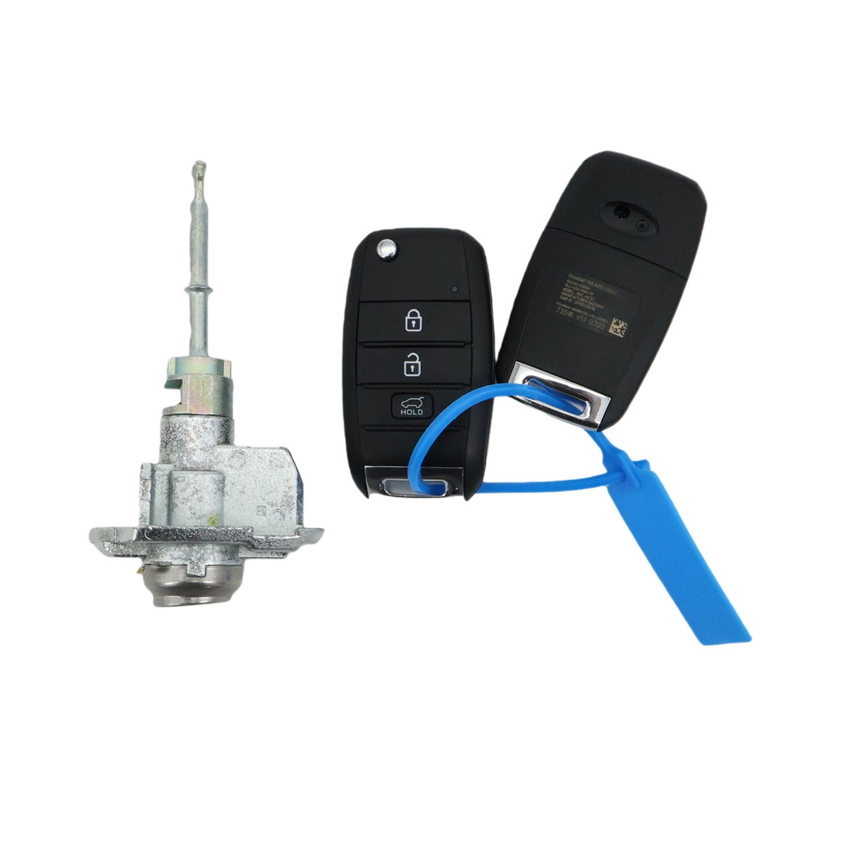 For Kia Sportage 2017 - 2022 Left Door Lock & Key Cylinder Set 81970-D9A00