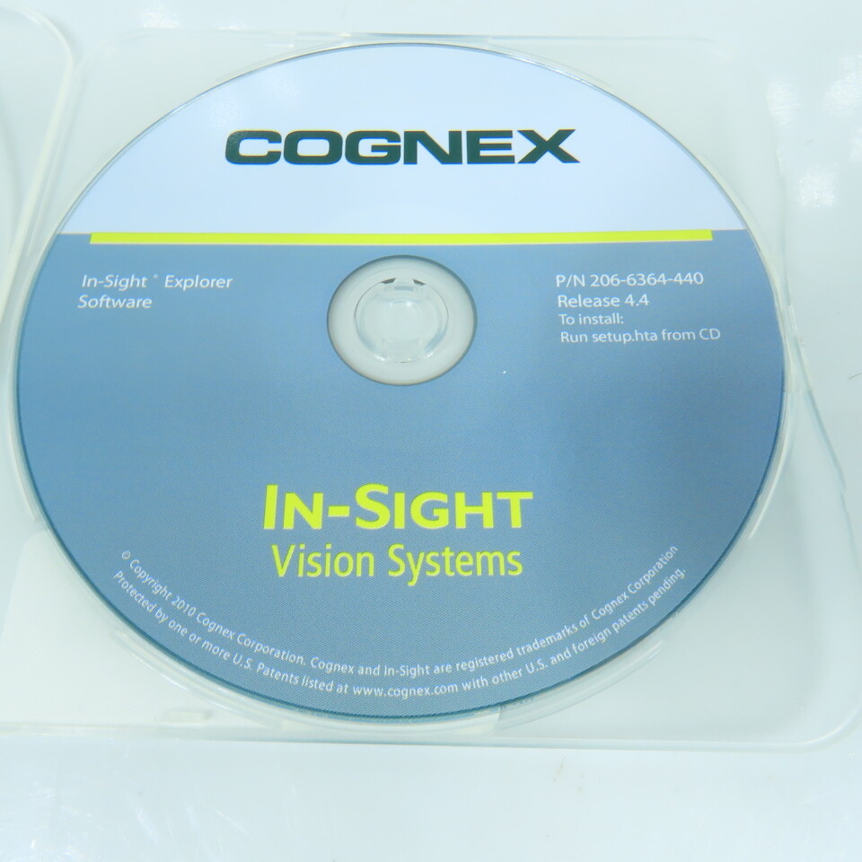 Cognex 206-6364-440 In-Sight Vision Systems Explorer Software (Release 4.4)