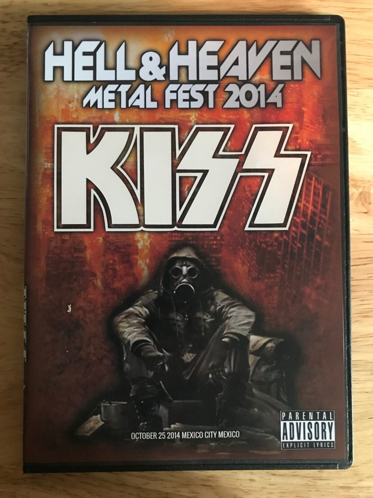 KISS - Hell & Heaven Live in  2014 DVD Gene Simmons Paul Stanley