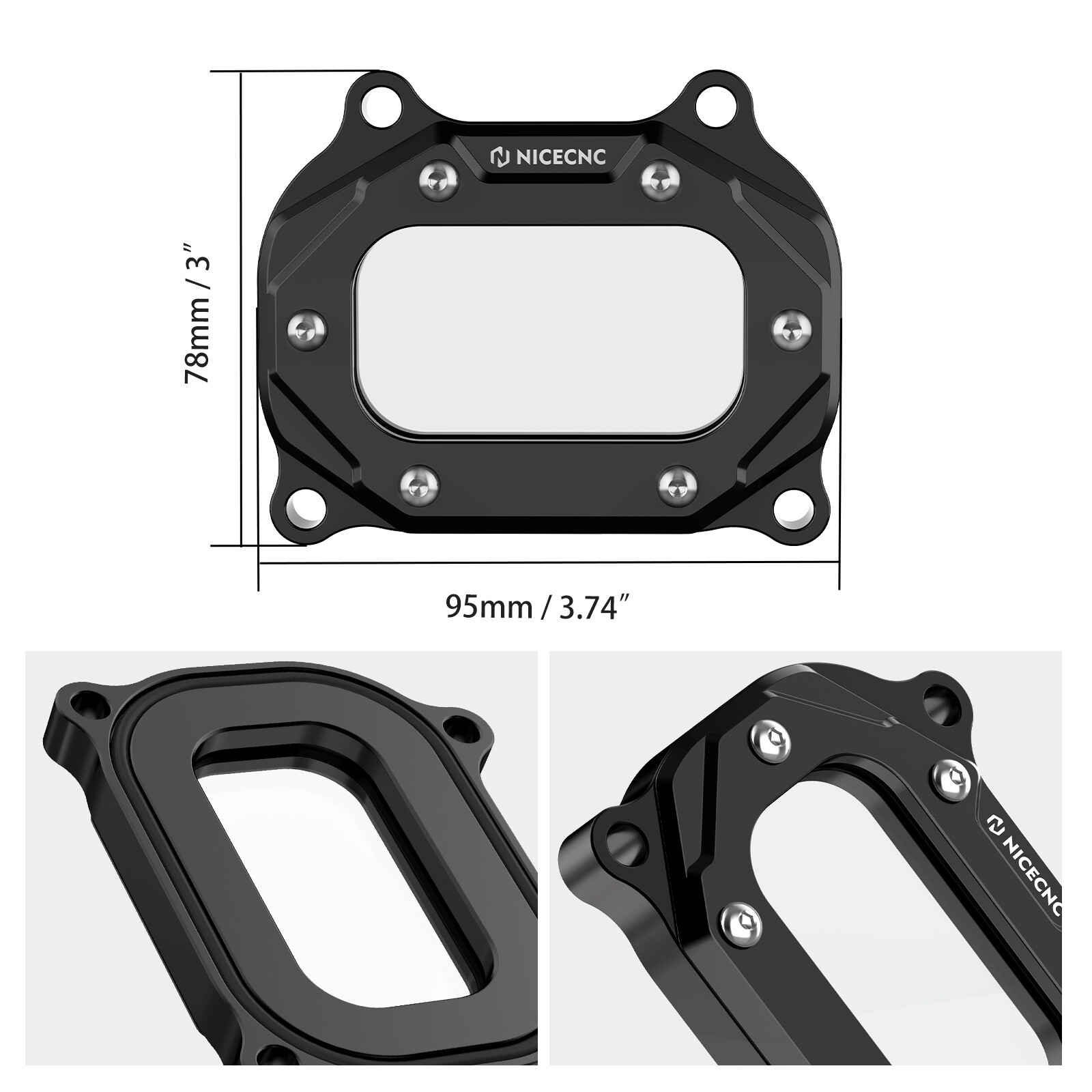 For Yamaha Raptor 700 700R Cylinder Head Side Cover 1S3-11186-00-00 NICECNC