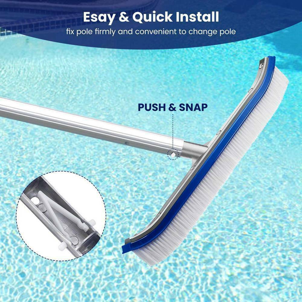 17.5 inch Extra-Wide Nylon Pool Brush, Designed for Use with Vinyl Lined Pools