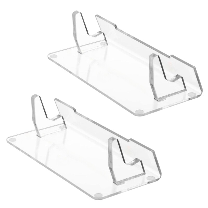 2pcs Acrylic Stand for Handheld Video Game Consoles Transparent Display Bracket