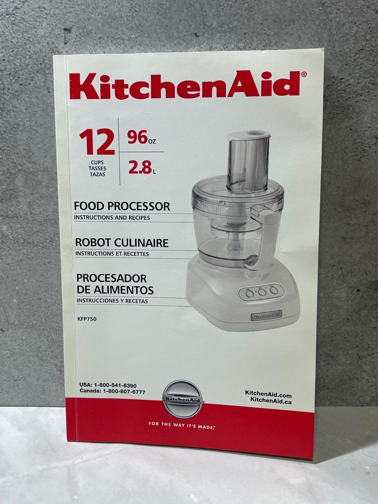 KitchenAid KFP750 Food Processor - Replacement Instructions