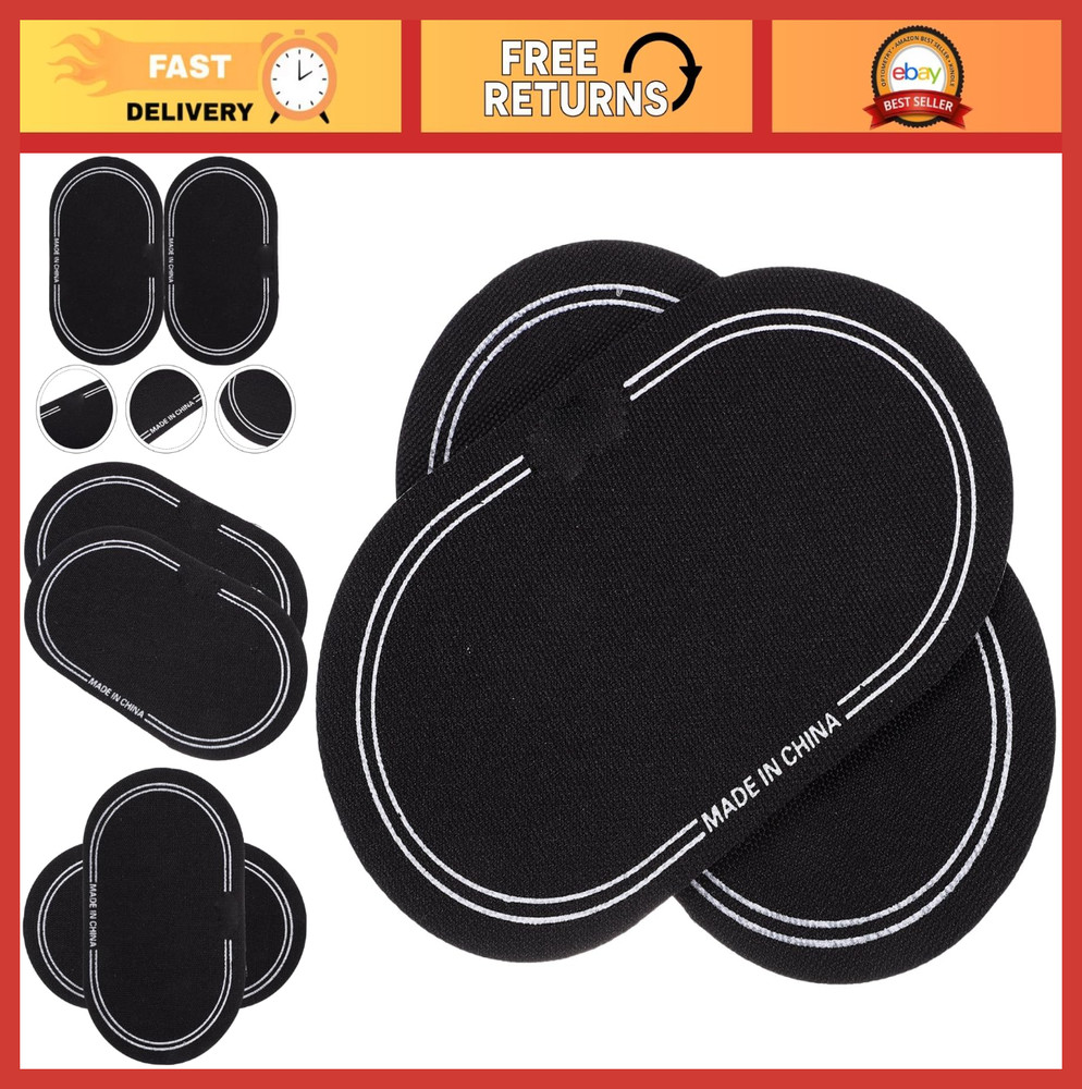 2pcs Drum Kit Pedal Patch Bass Drum Head Protector Sticker Pads Set