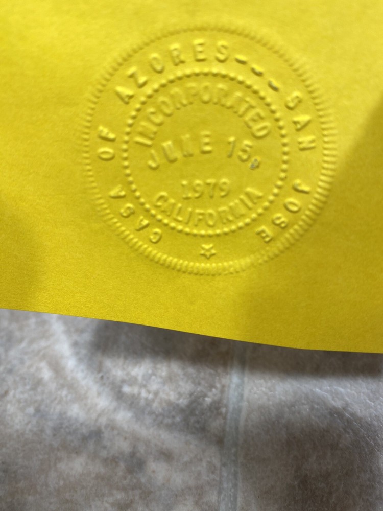 Pocket Seal Embosser By O’Harn Co, Preowned