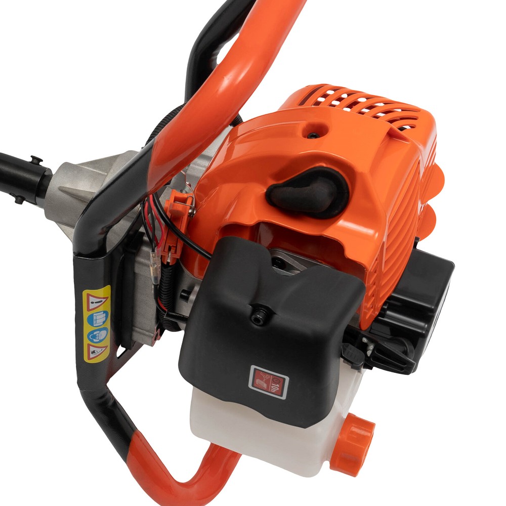 2-Stroke 52CC Earth Auger Gas Powered One Man Post Hole Digger Machine&Bit Lock