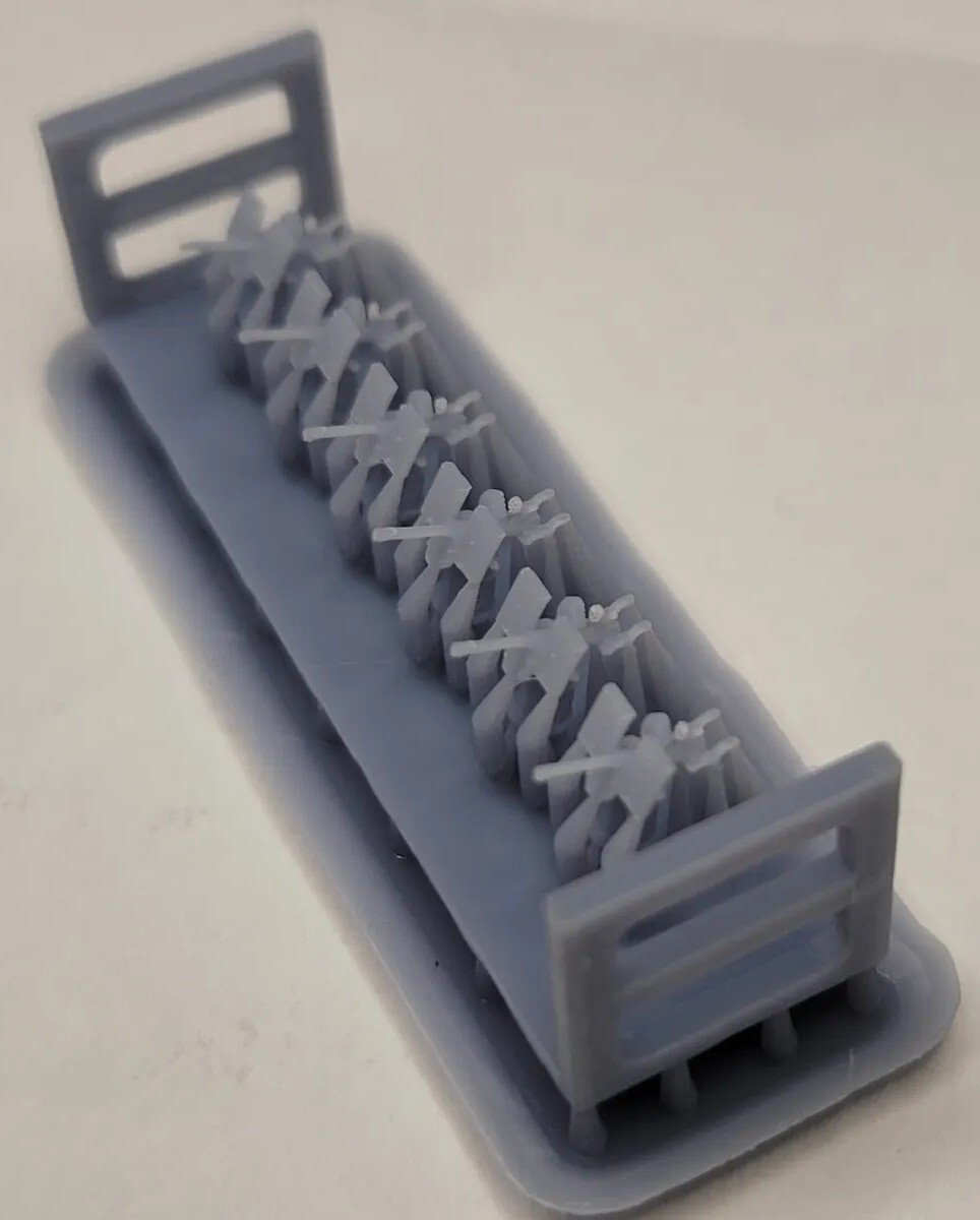 1/350 3D Printed 20mm Oerlikon AA Guns (Early) X 12 For WW2 Model Warships
