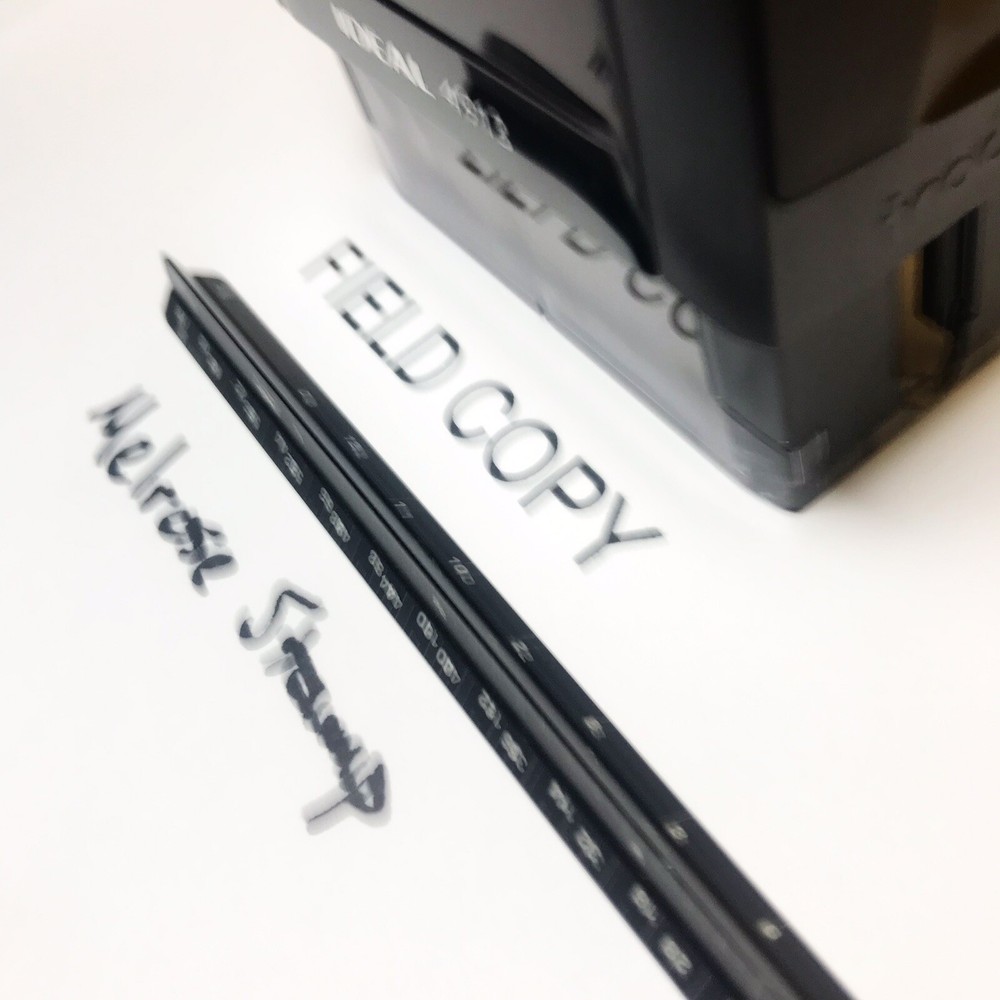 Field Copy Rubber Stamp Black Ink Self Inking Ideal 4913