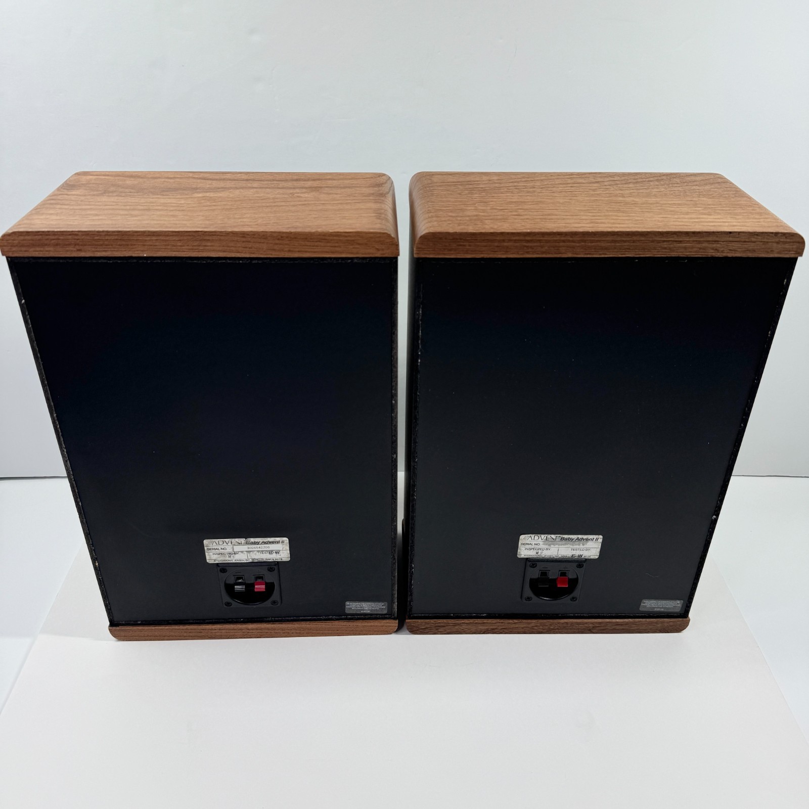 Baby Advent II Speakers - Refoamed - New Tweeters + Caps + Badges Sound Awesome!