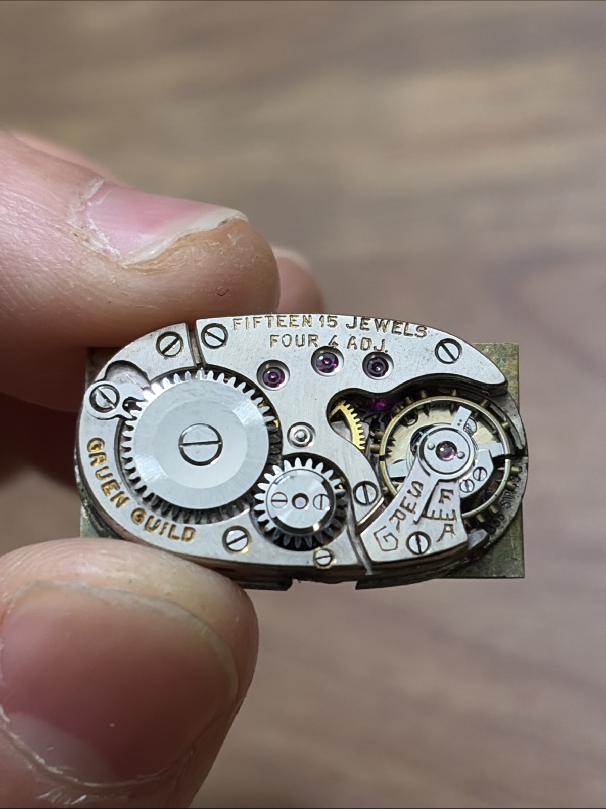 14K Art Deco 1920’s - 30’s Gruen Ladies White Gold Watch