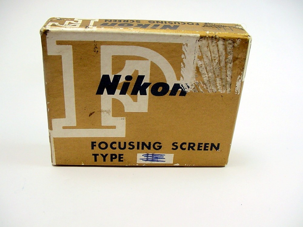 Nikon F Focusing Screen Type C | For high magnification | E+ | $20 | #3 |