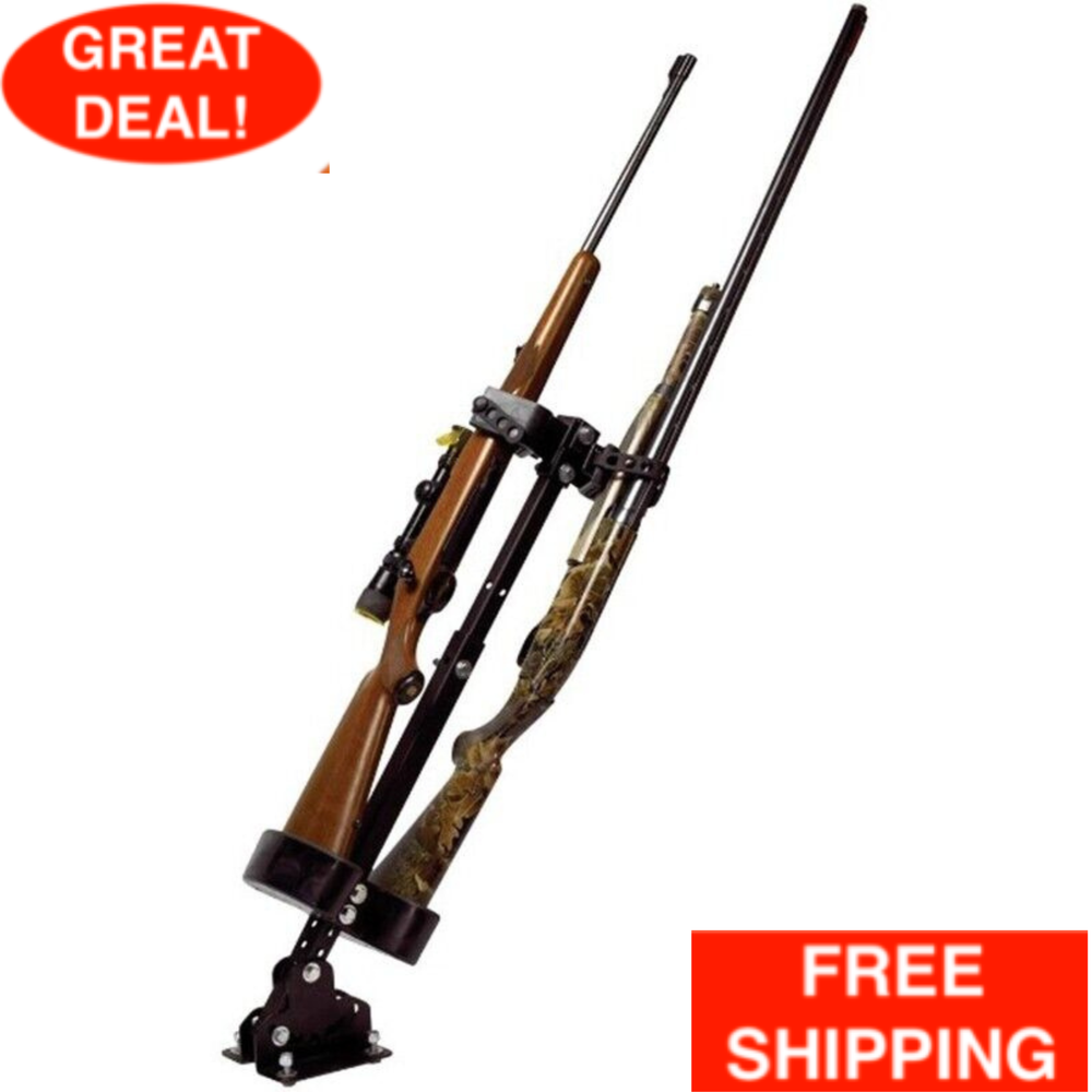 Fully Adjustable UTV Gun Mount Rack Adjustable Height from 27.5” to 35.5”