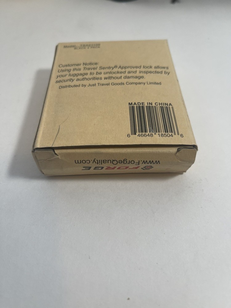 Forge 4 Pack TSA Locks