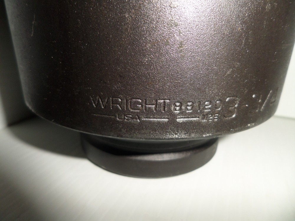 ⭐ NEW ⭐ Wright 88120 3-3/4" IMPACT SOCKET 1" DRIVE 🔴USA🔵