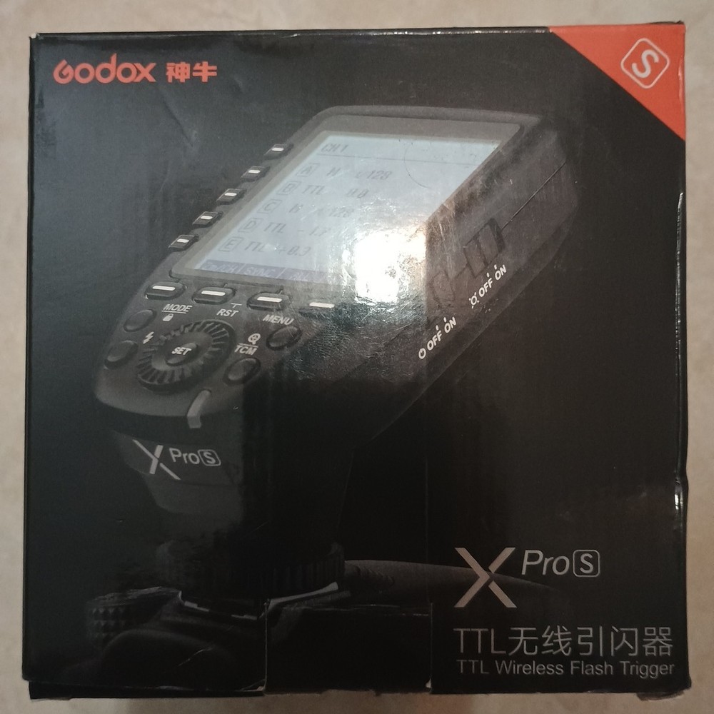 Godox X Pro S Black  TTL Wireless Flash Trigger