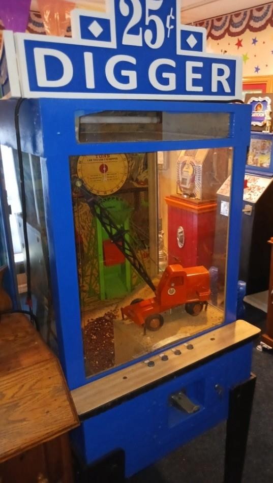 Vintage Williams Sidewalk Engineer Crane  Digger Machine
