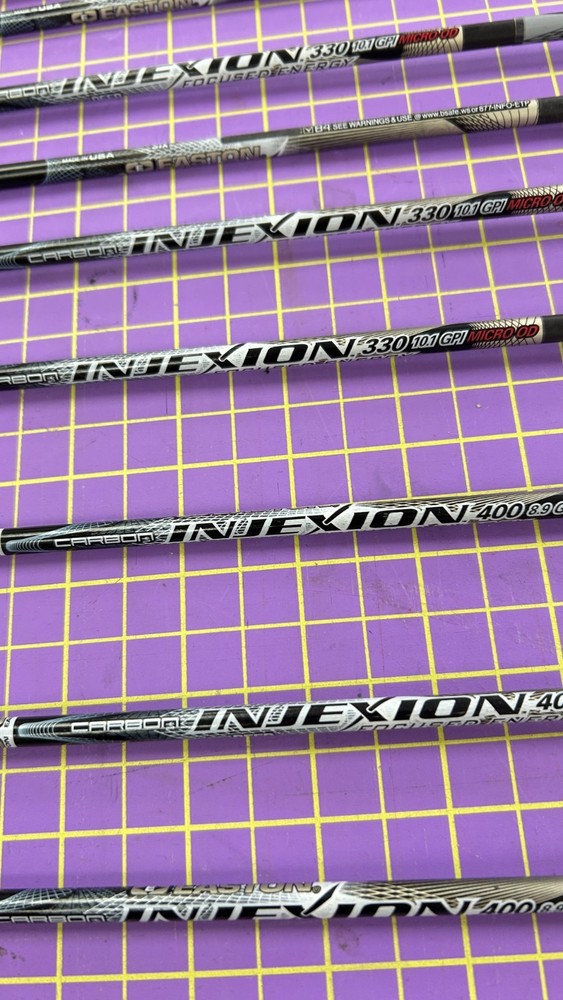 Archery arrows shafts mixed batch