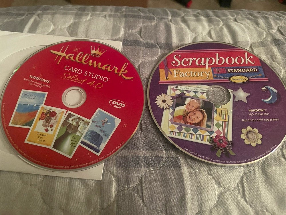 Hallmark Card Studio Select 4.0 + Scrapbook Factory Standard Version 5