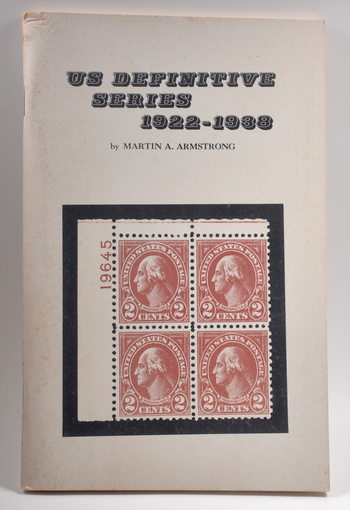 US Definitive Series 1922-38 Martin Armstrong Specialized Study 1977 Philatelic