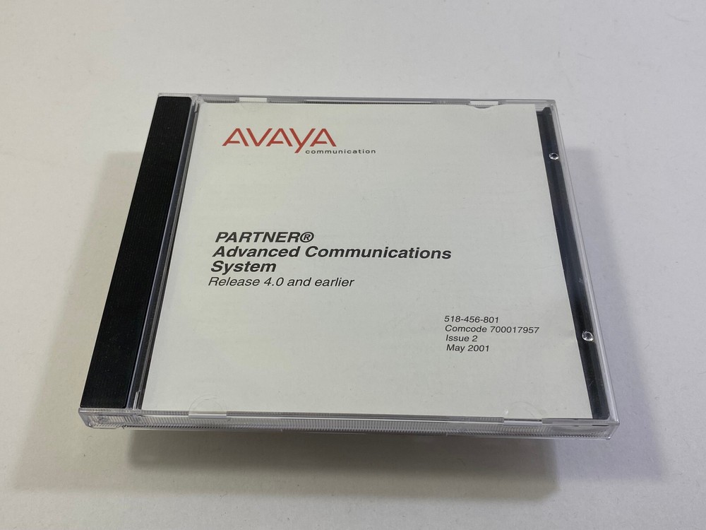 QTY AVAYA PARTNER ACS R4 DOCUMENTATION CD PROGRAMMING & ADMIN GUIDE