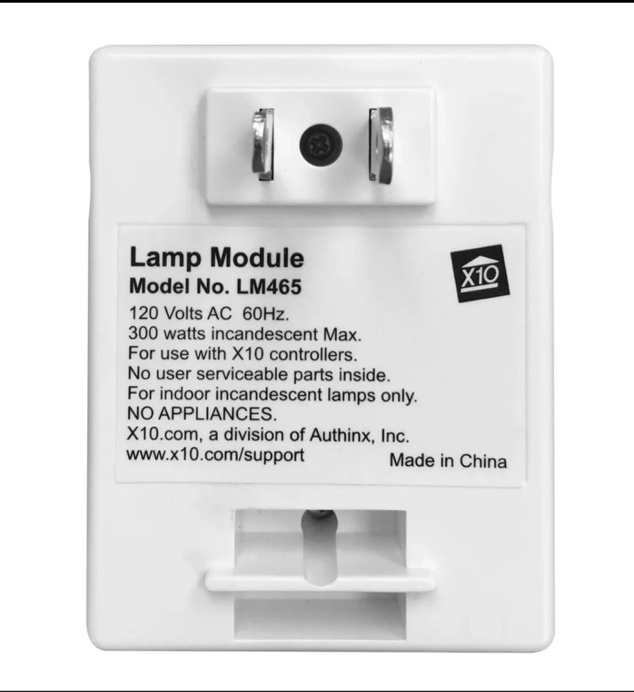 Lamp Module Model LM465 X10 Wireless Technolgy New in Box (G4)