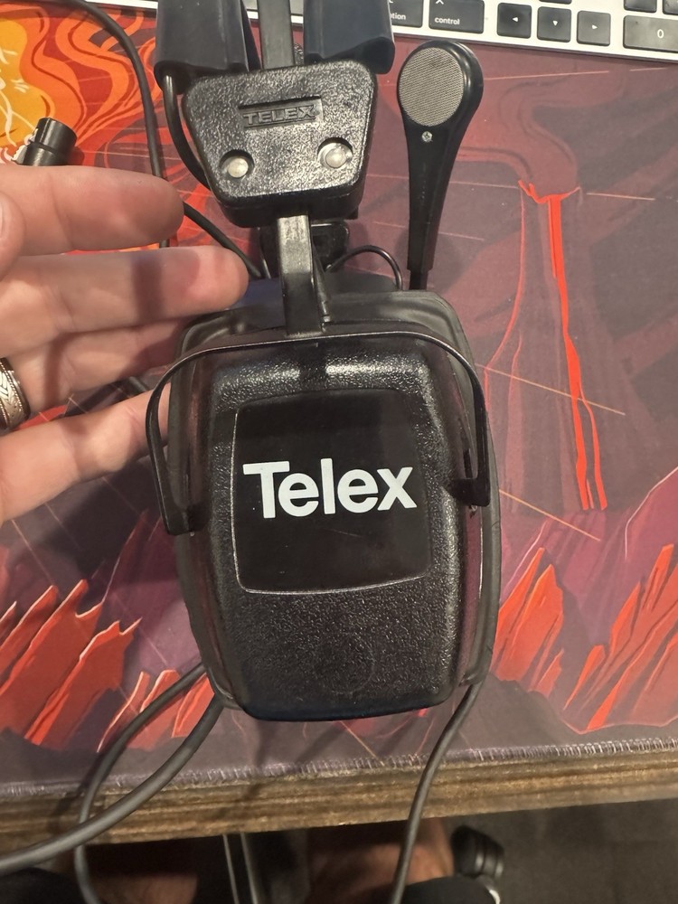 Telex PH-2 PH2 Dual-Sided Headset Dual Ear Intercom headset A4F