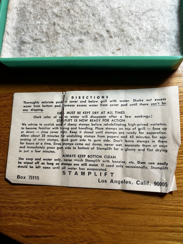 Vintage STAMPLIFT Box Philatelic Memorabilia