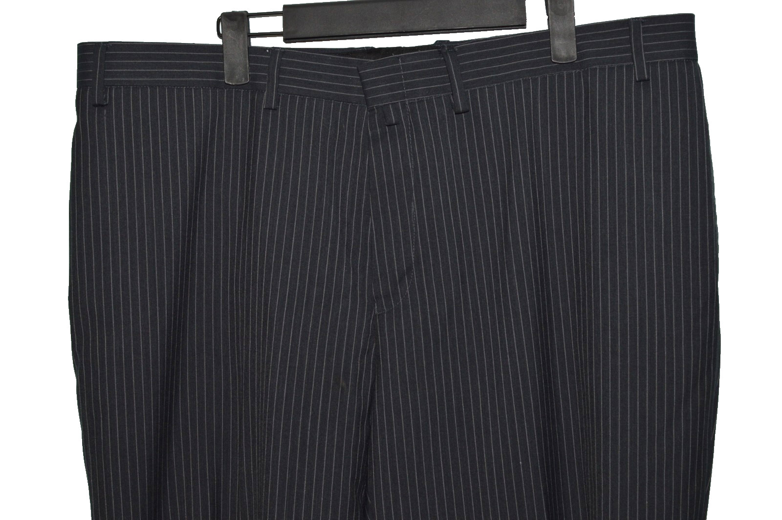 (2Pc Suit 46L 46 Long L) LAUREN RALPH LAUREN black Striped Slim Fit Suit 38x31