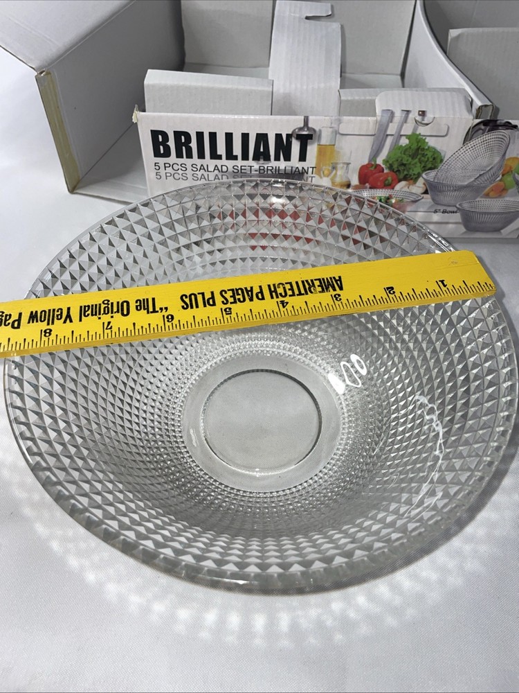 Brilliant Salad 5 Piece Set. New Open Box