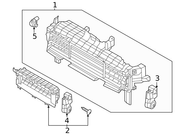 Genuine Kia Lower Shutter 86960-CH300