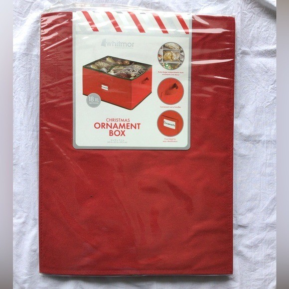 NEW!  Ornament storage box