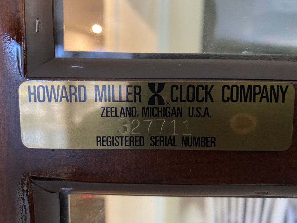 grandfather clock howard miller
