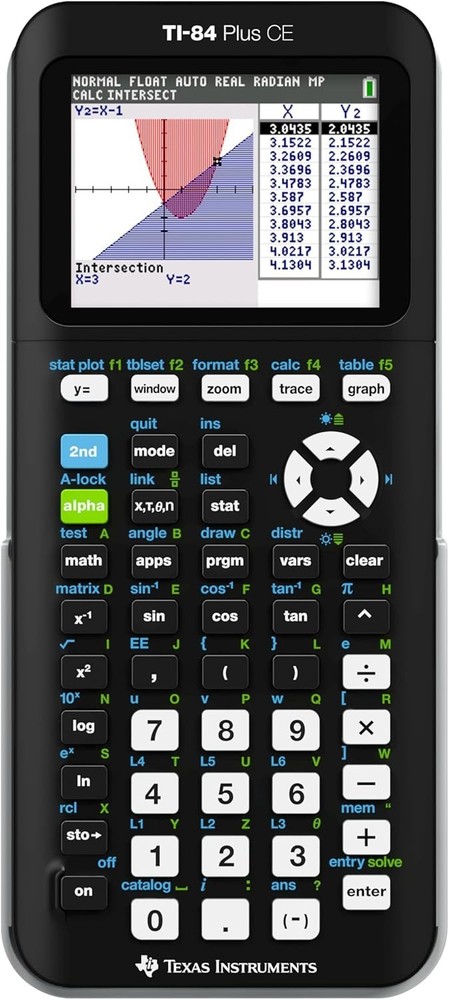 High-Resolution TI-84 Plus Graphing Calculator