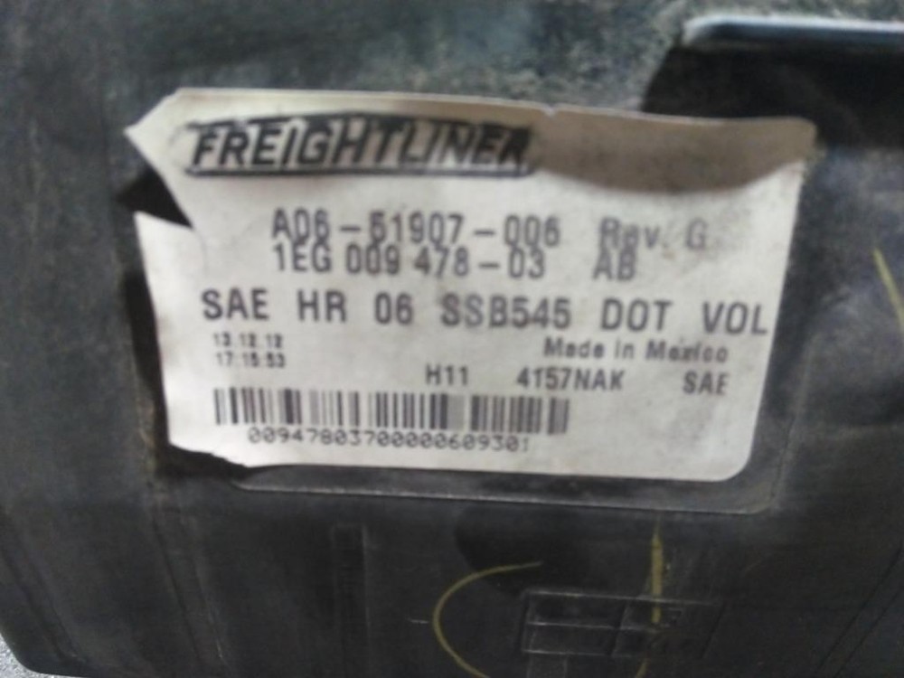 For 2014 FREIGHTLINER CASCADIA 2007-2018 HEADLIGHT Left , MD