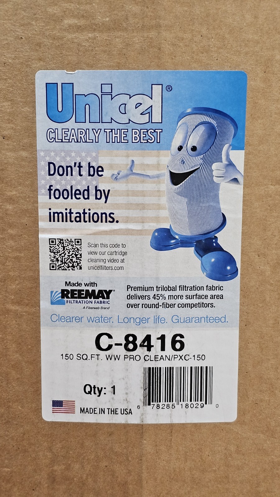 Unicel C-8416 Pool Spa Replacement Cartridge Filter Sta-Rite PXC-150 25230-0150S