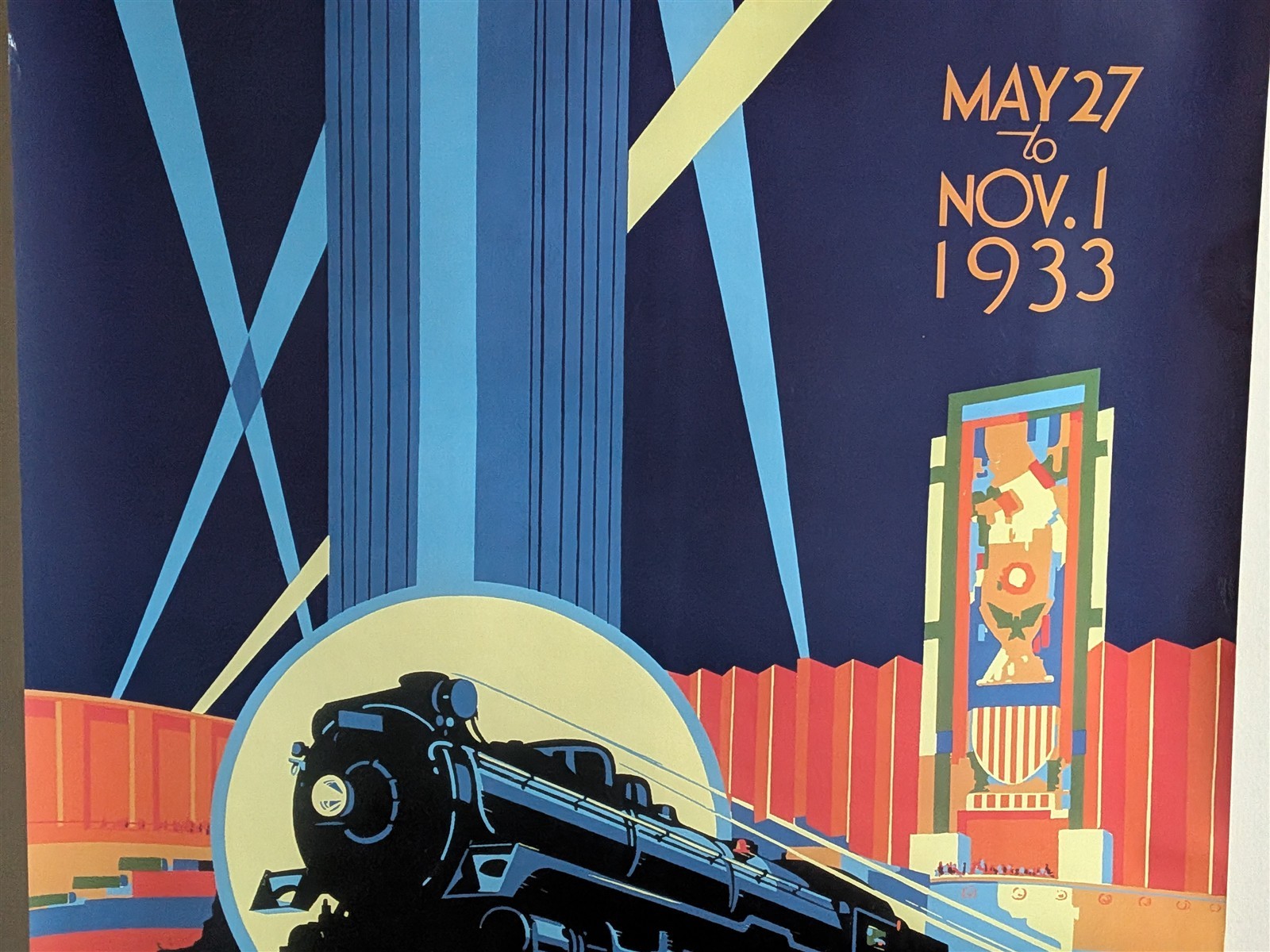 Canadian Pacific Chicago World's Fair 1933 Poster 24x36" 1998