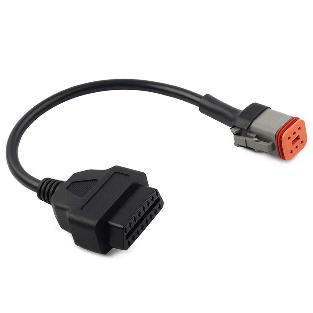 For Harley Davidson 6Pin to OBD2 Diagnostic Tool Code Reader Adapter Cable