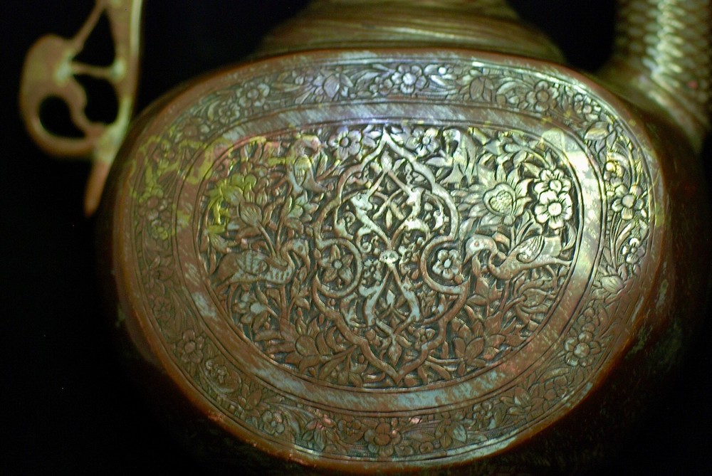 Antique Museum Quality Middle Eastern Islamic Copper Ewer