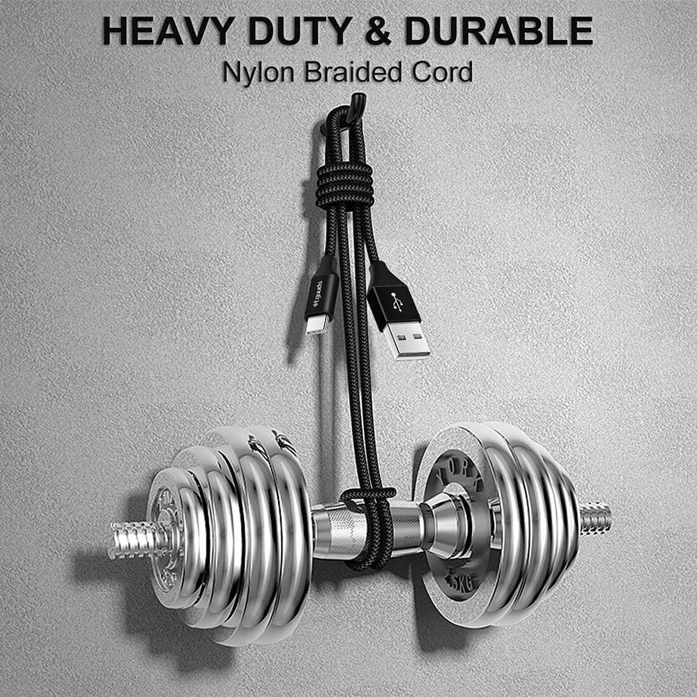 Long USB C Cable 15Ft, USB 2.0 to USB Type C Cable Fast Charging Nylon