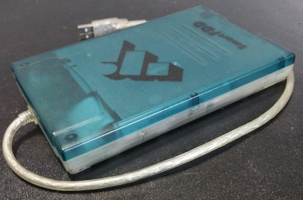 Microtech SmartFDD External Floppy Disk Drive Blue