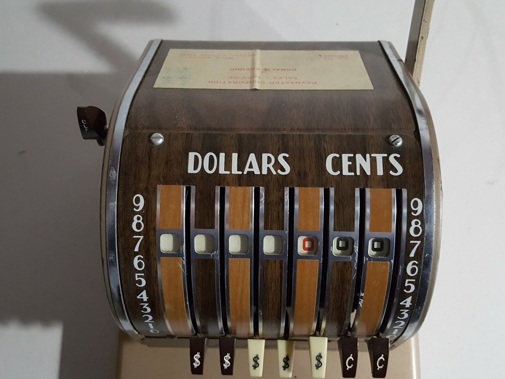 Pay Master X-550 Check Writer