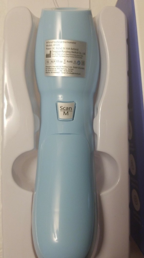 Infrared Forehead Thermometer Celsius Measurement Only RT-101