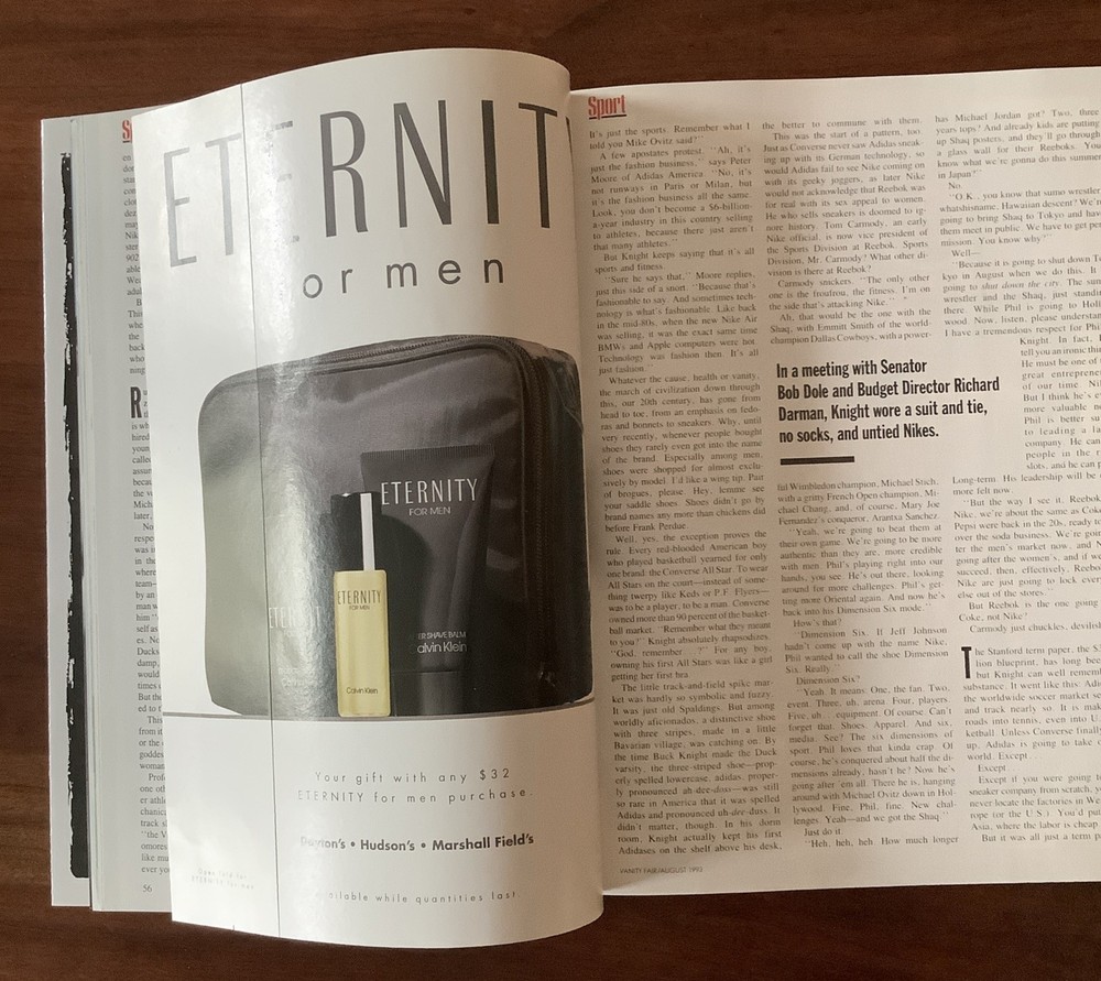 AUGUST 1993 VANITY FAIR CINDY CRAWFORD - K.D. LANG cover