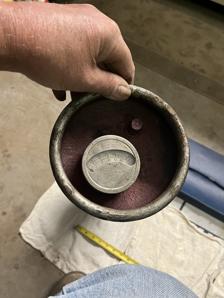 Prest-O-Lite Ford Model T Headlight Acetylene Cylinder