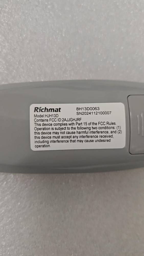 Adjustable Bed Remote for Richmat HJH13D & HJC18 Control Box Replacement