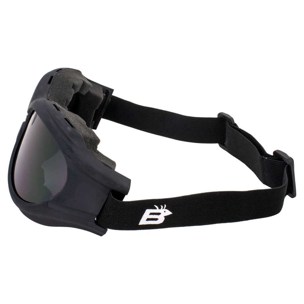 BUZZARD GOGGLE KIT BLACK FRAME INCLUDES SMOKE AND YELLOW LENS